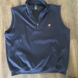 Zero Restriction Renaissance Club Scotland 1/4 Zip Vest Men's XL‎ Golf MINT